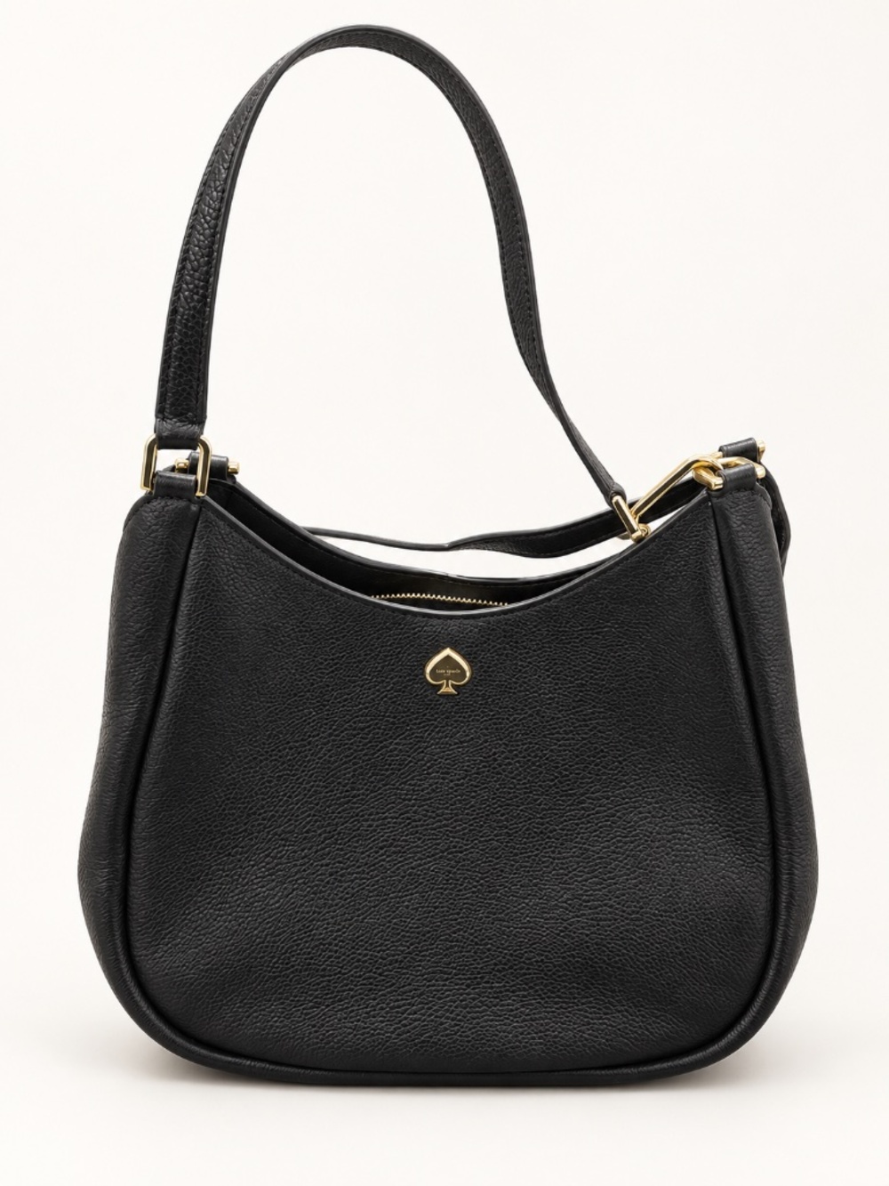 Kate Spade Jackson Black Pebbled Leather Shoulder Bag NWOT
